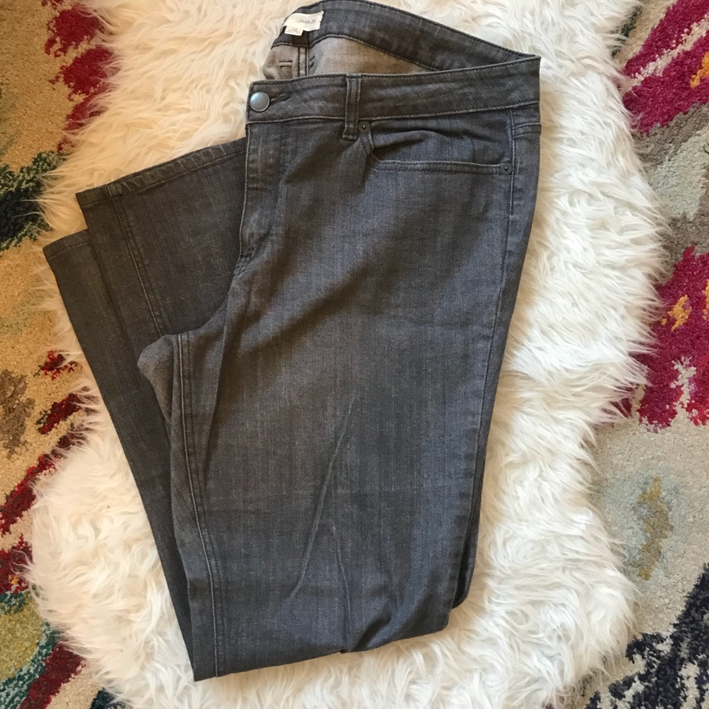 Forever 21 Plus gray jeans size 18